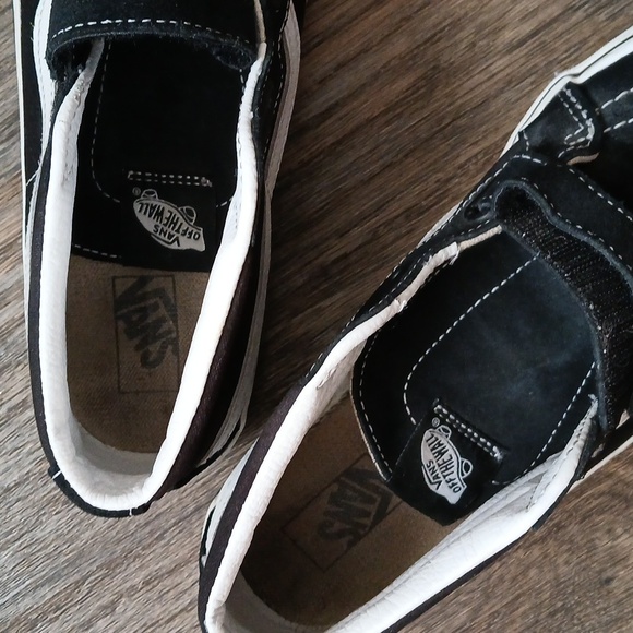 Vans Kids Velcro Sk8 Old Skool Mid Shoes. - Picture 14 of 15